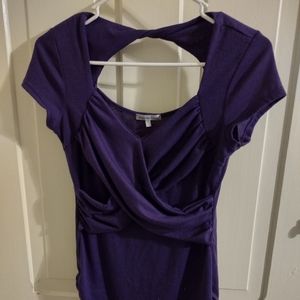 Charlotte Russe Dark Purple Top